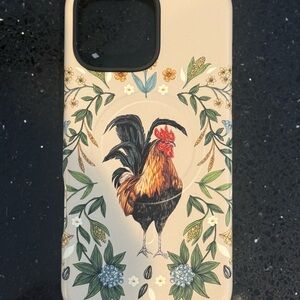 Nature-Inspired Rooster Phone Case iPhone 16 Pro Max